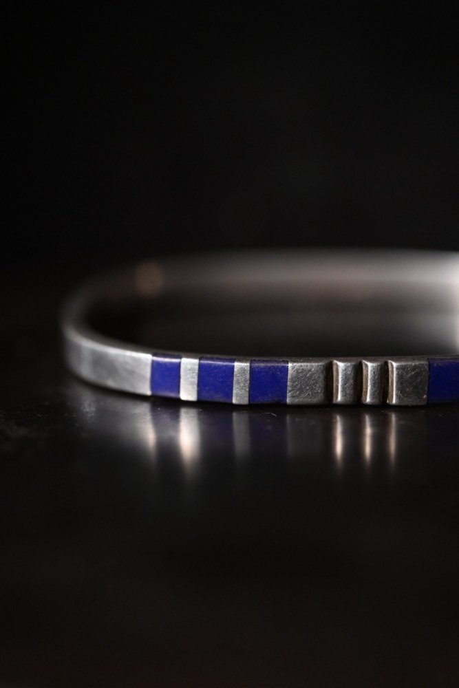 Mexico vintage silver  lapis lazuli bracelet