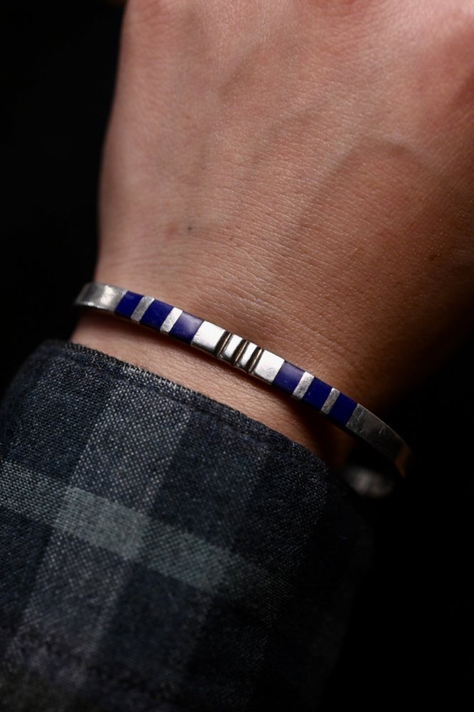 Mexico vintage silver  lapis lazuli bracelet