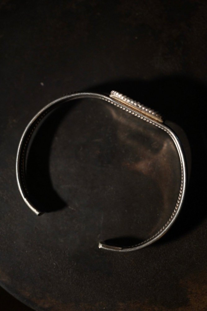 Mexico vintage silver initial bangle