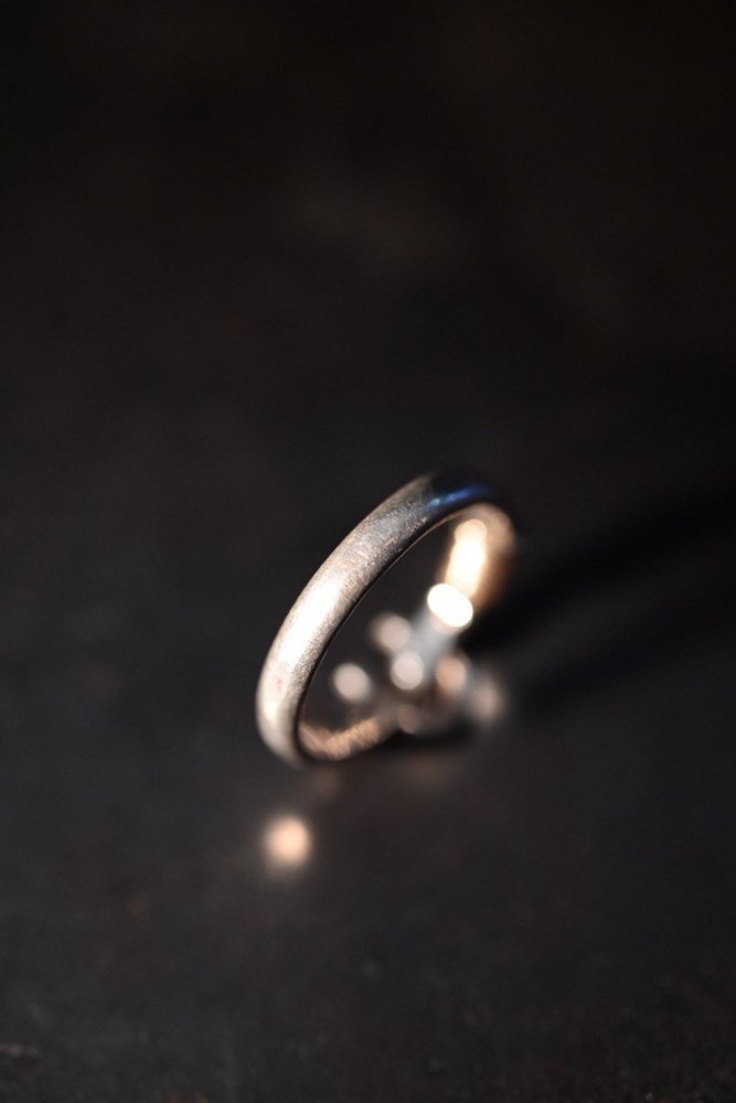 Vintage silver hook design ring