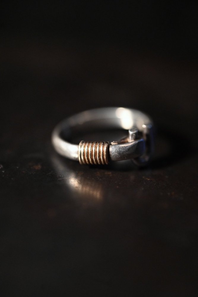 Vintage silver hook design ring