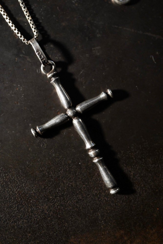 Mexico vintage silver cross necklace