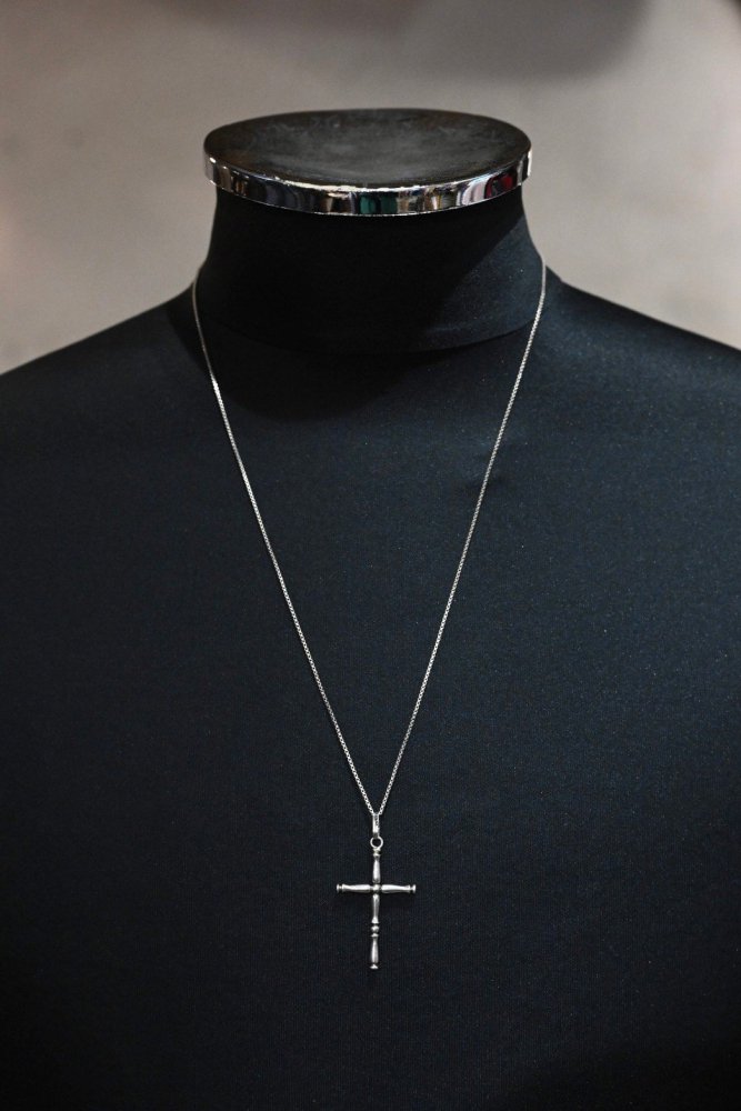 Mexico vintage silver cross necklace