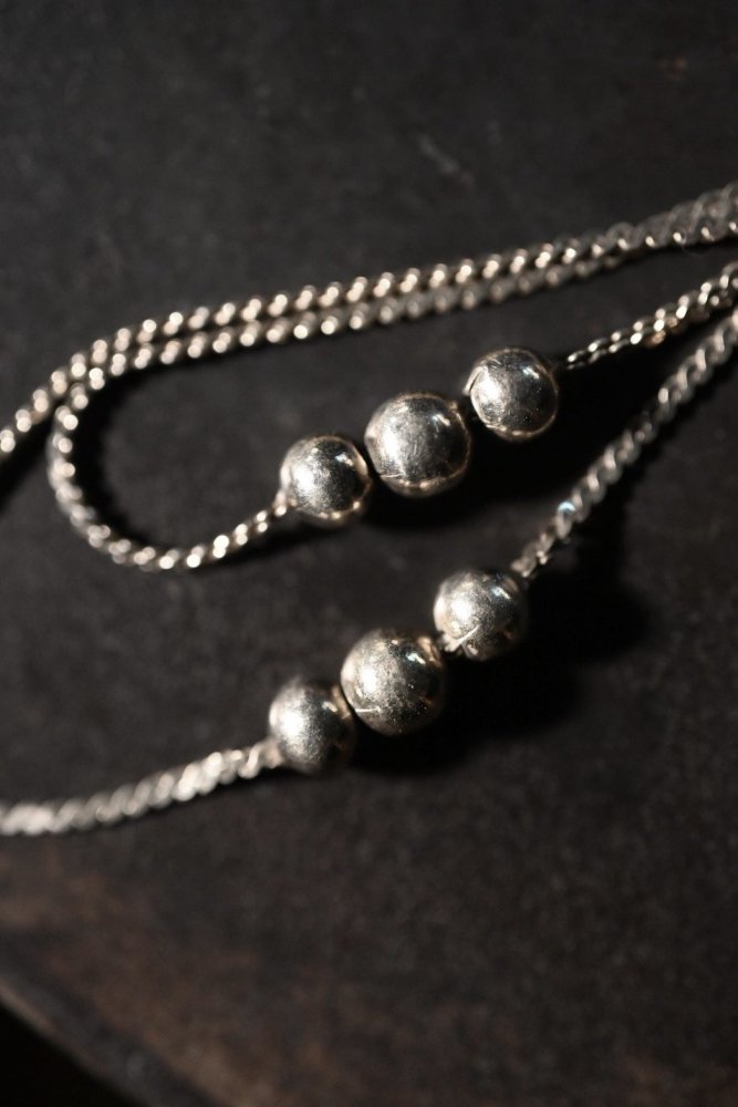 Italy vintage silver chain necklace