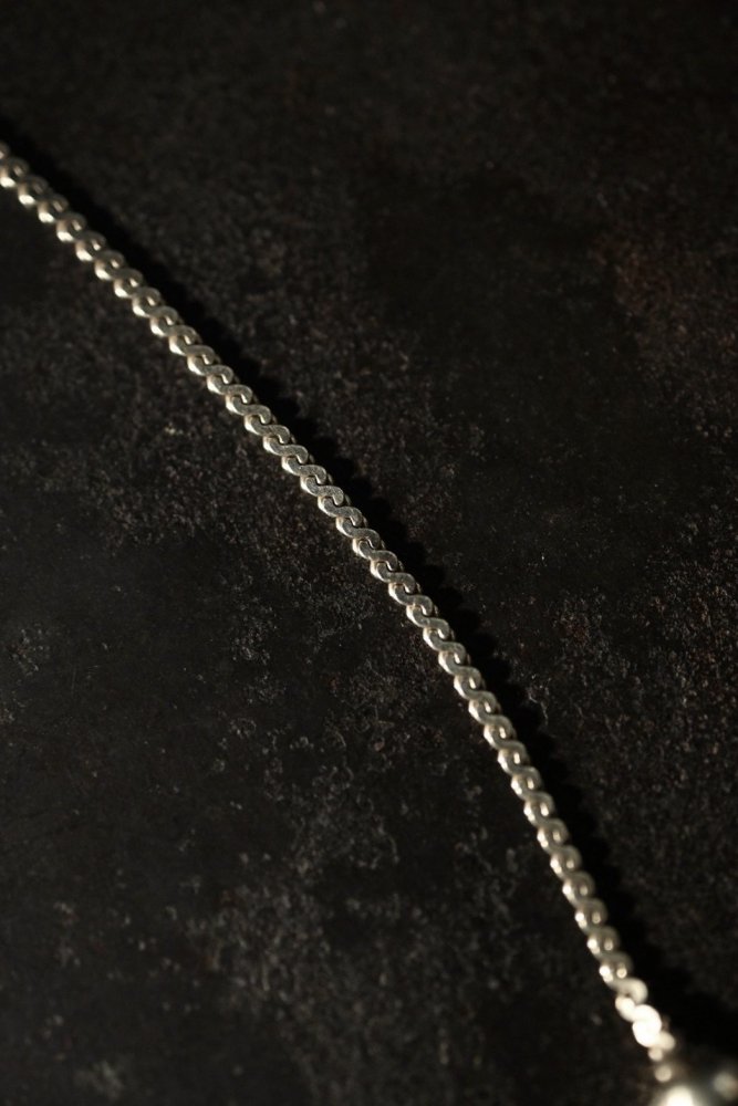 Italy vintage silver chain necklace