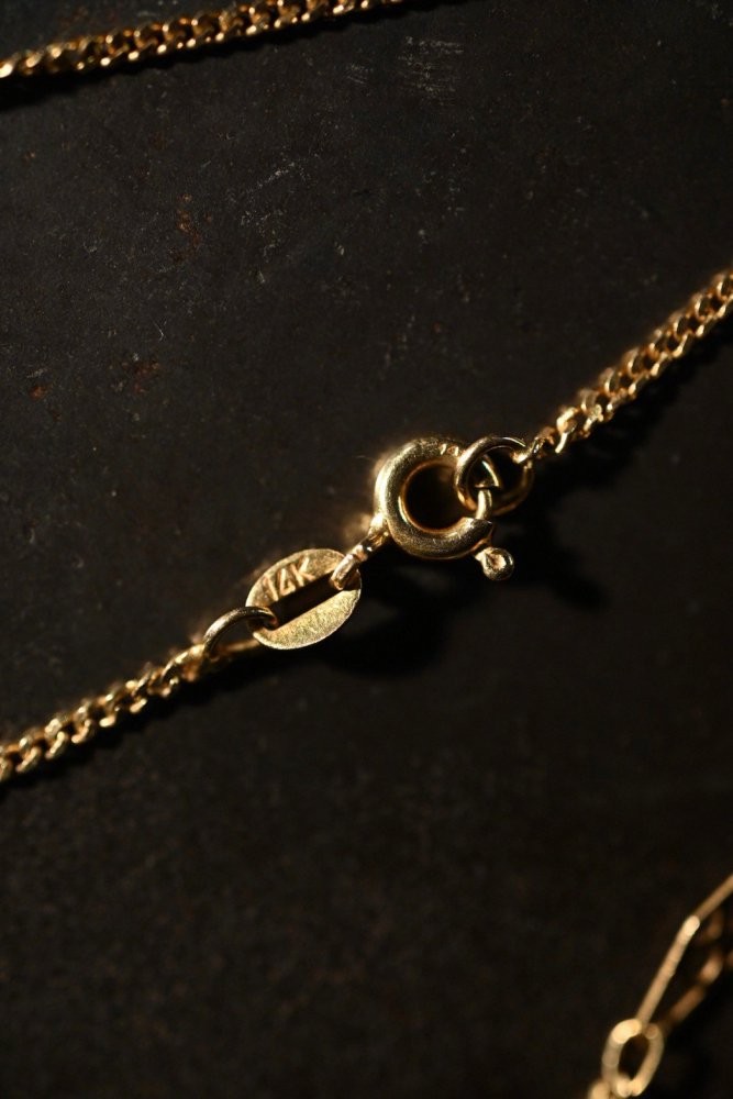 us 1920's~ 14K gold chain necklace