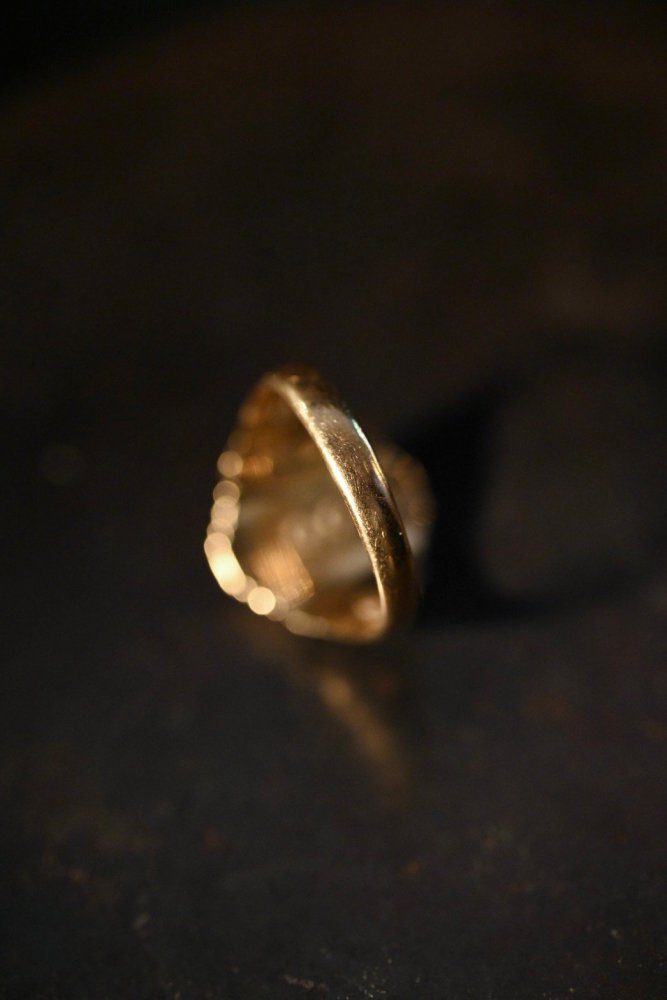 us 1950's 10K gold college ring