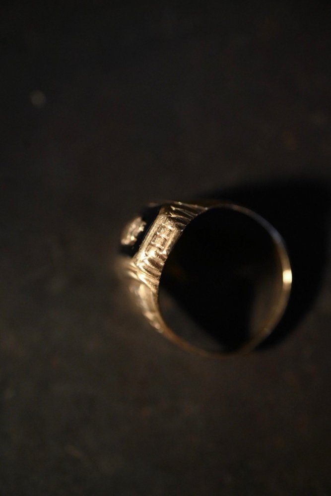 us 1950's 10K gold college ring