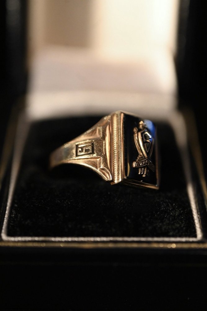 us 1940's 10K gold college ring