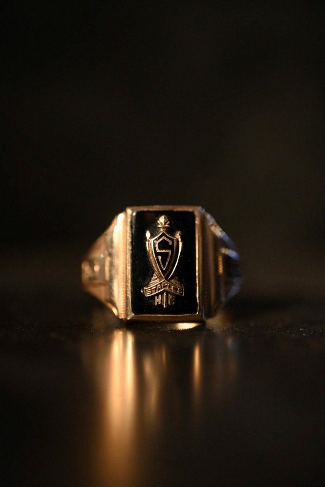 us 1940's 10K gold college ring