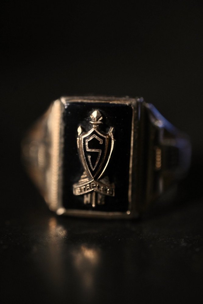 us 1940's 10K gold college ring