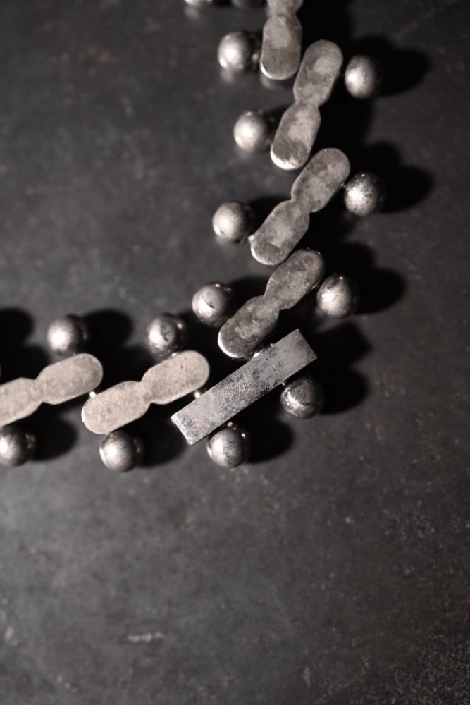 Vintage geometry design silver bracelet