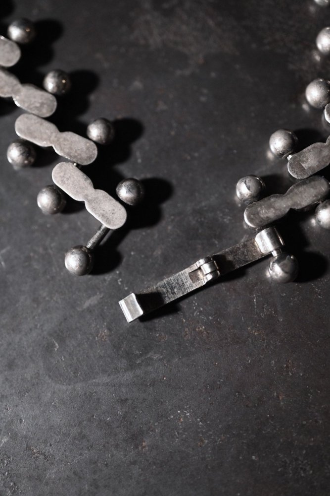 Vintage geometry design silver bracelet