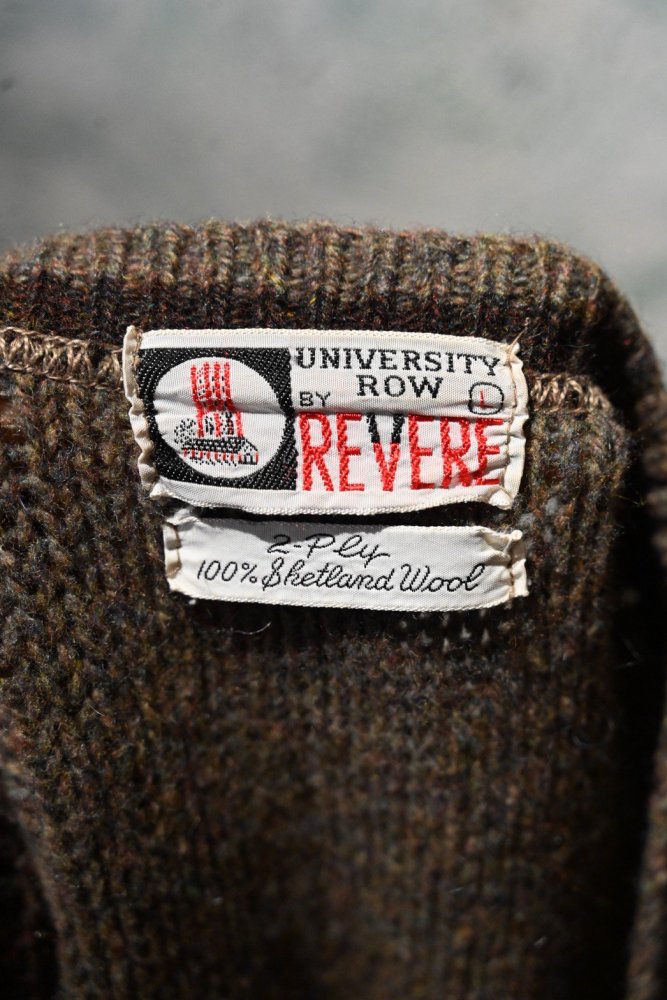 us1960's "Revere" wool knit cardigan