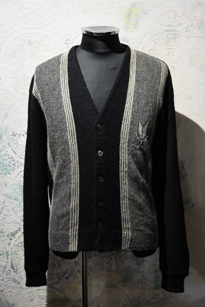 us 1960's "Sears" acrylic knit cardigan