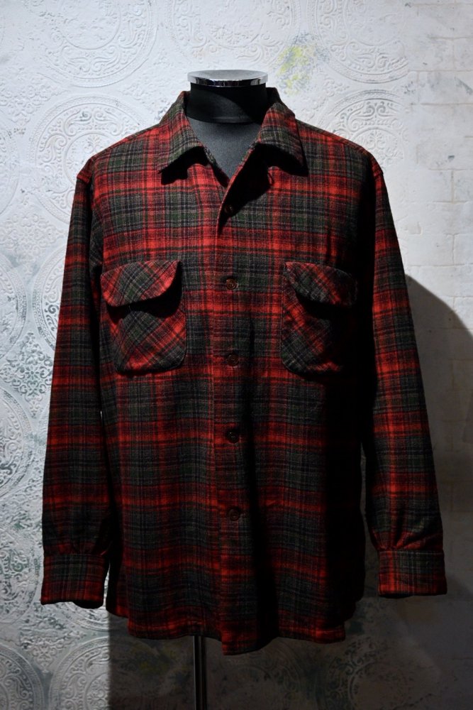 us 1950's "Pendleton" wool check shirt