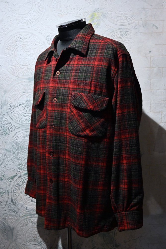 us 1950's "Pendleton" wool check shirt