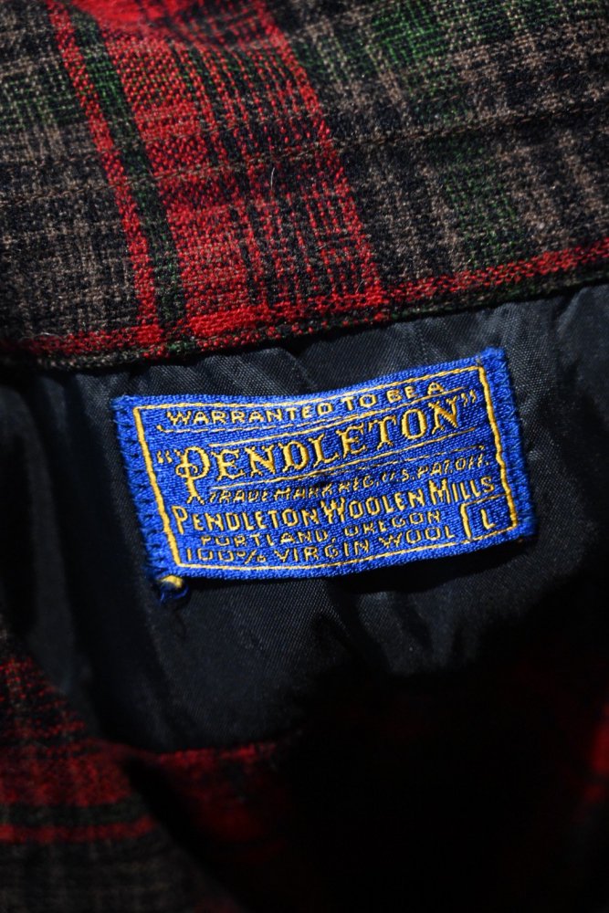 us 1950's "Pendleton" wool check shirt