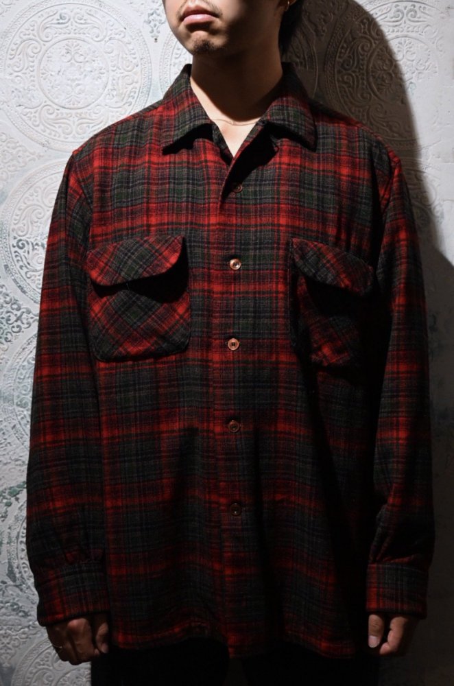 us 1950's "Pendleton" wool check shirt