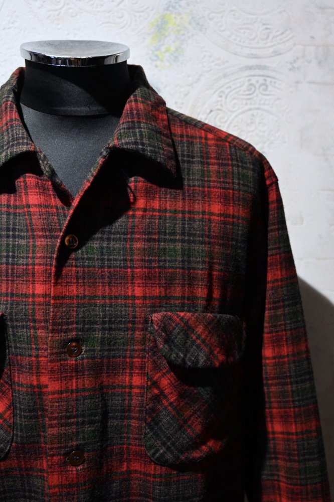 us 1950's "Pendleton" wool check shirt