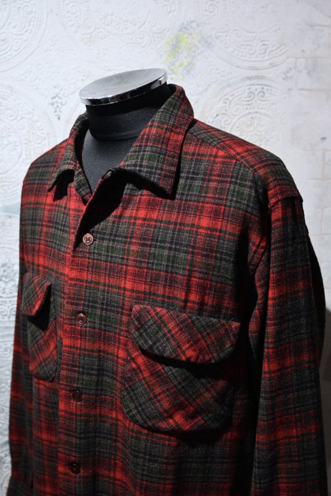 us 1950's "Pendleton" wool check shirt