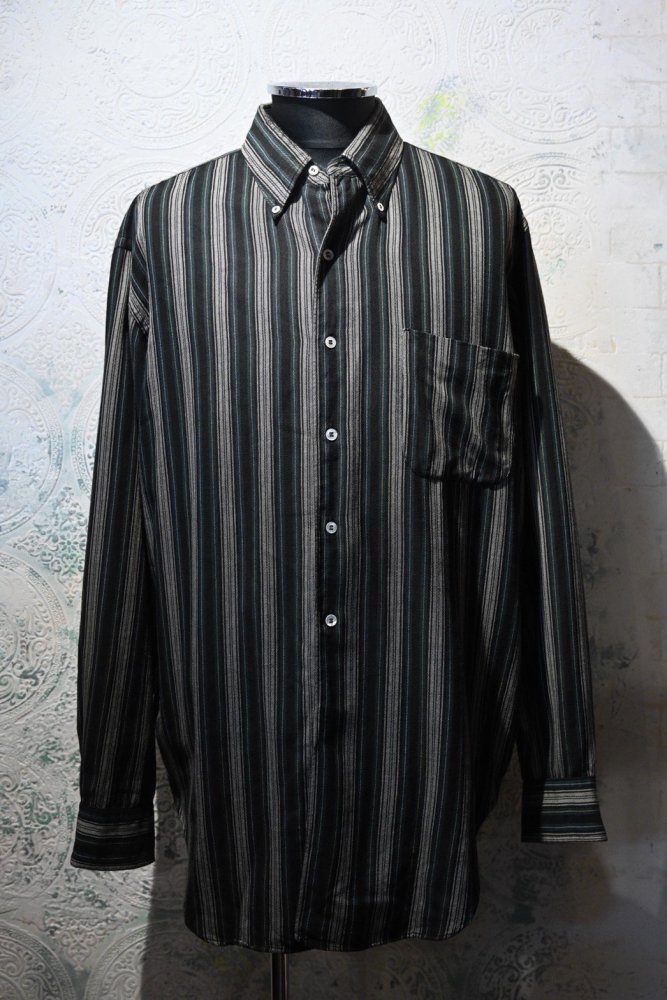 us 1960's wool stripe b/d shirt