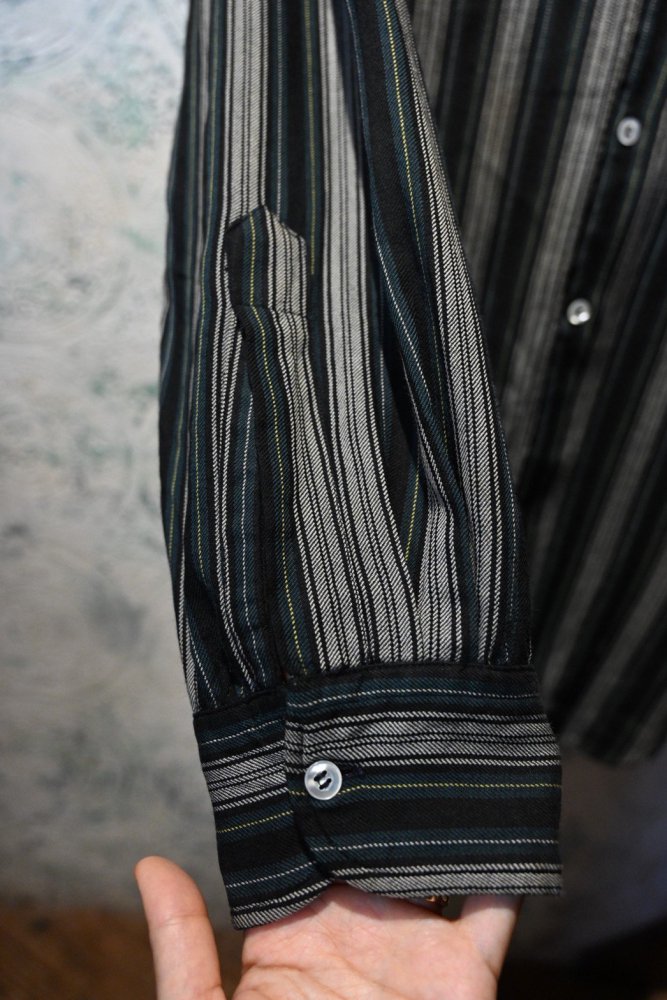 us 1960's wool stripe b/d shirt