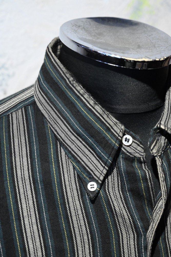 us 1960's wool stripe b/d shirt