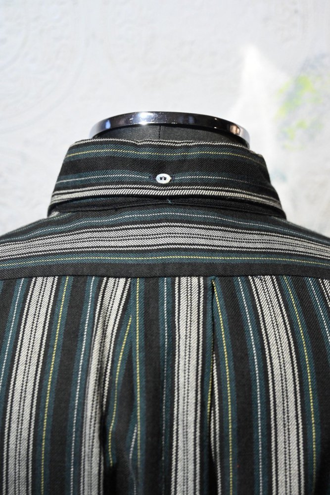 us 1960's wool stripe b/d shirt