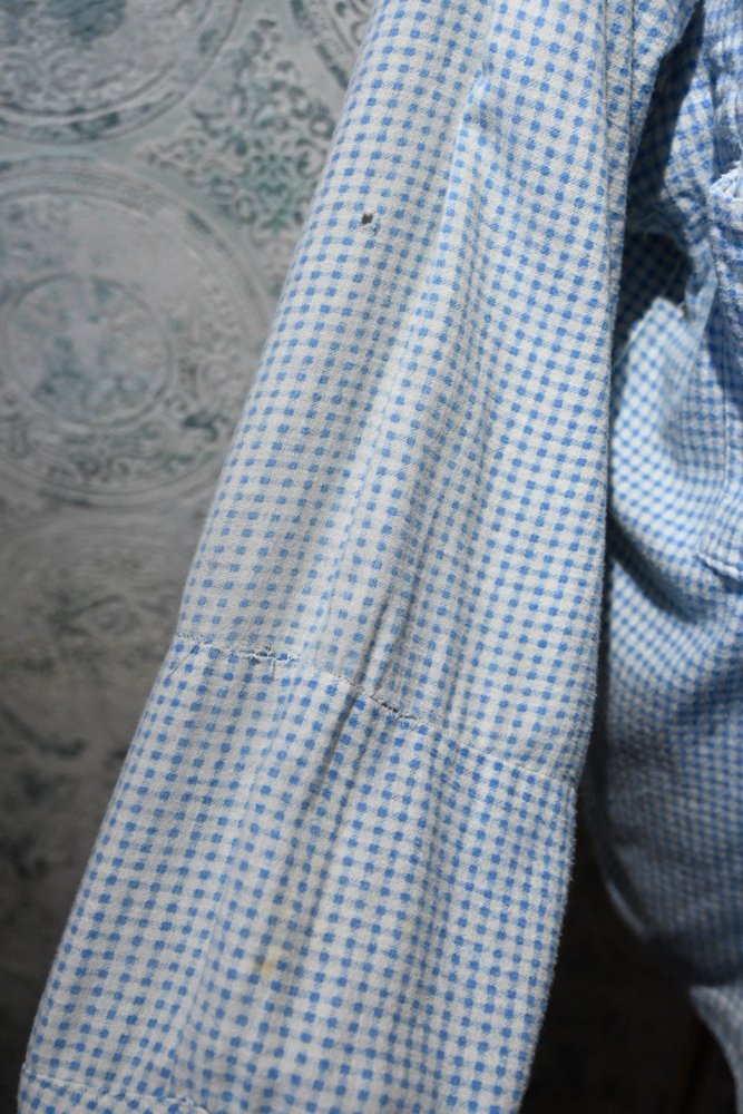 us 1940's cotton flannel sleeping shirt