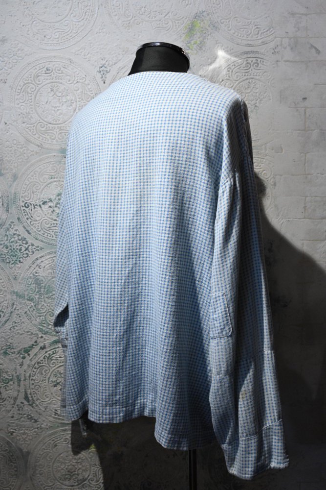 us 1940's cotton flannel sleeping shirt