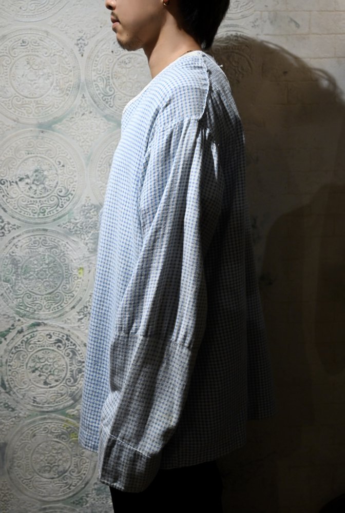 us 1940's cotton flannel sleeping shirt