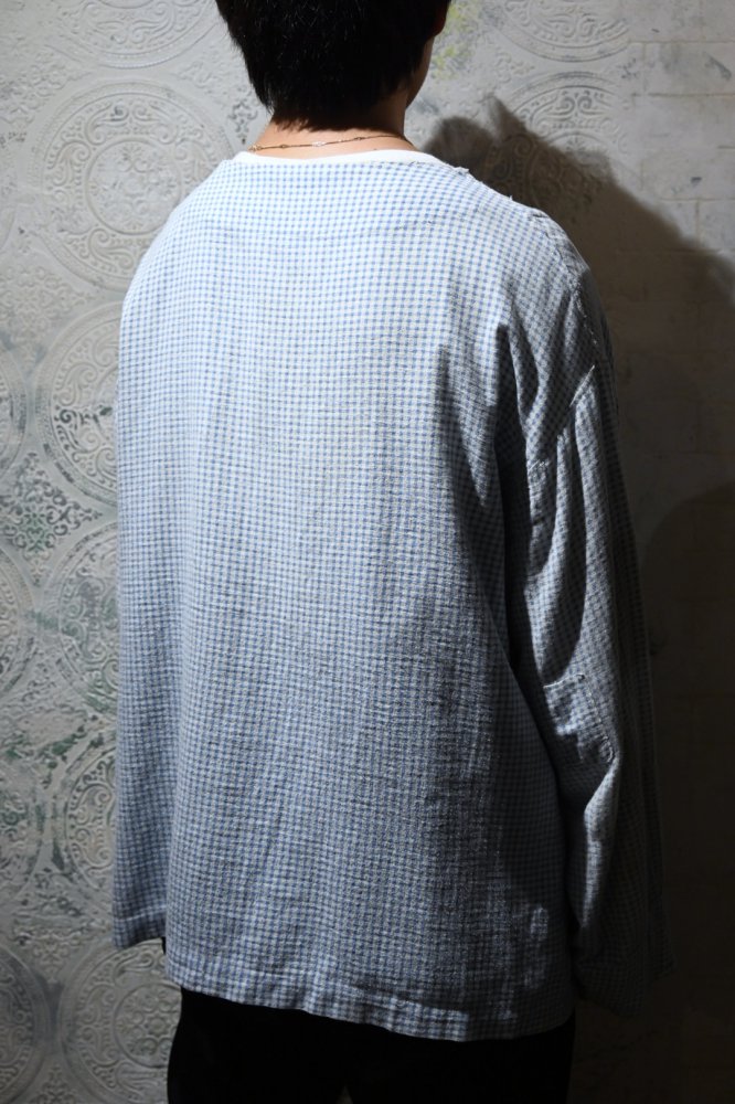 us 1940's cotton flannel sleeping shirt