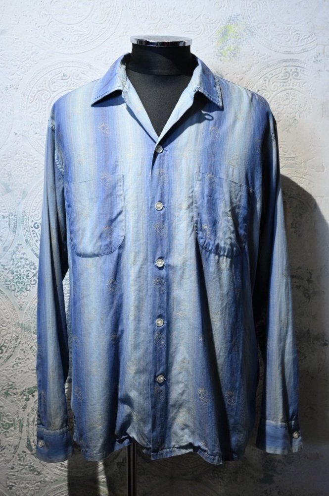 us 1960's "Brent" ombre stripe shirt