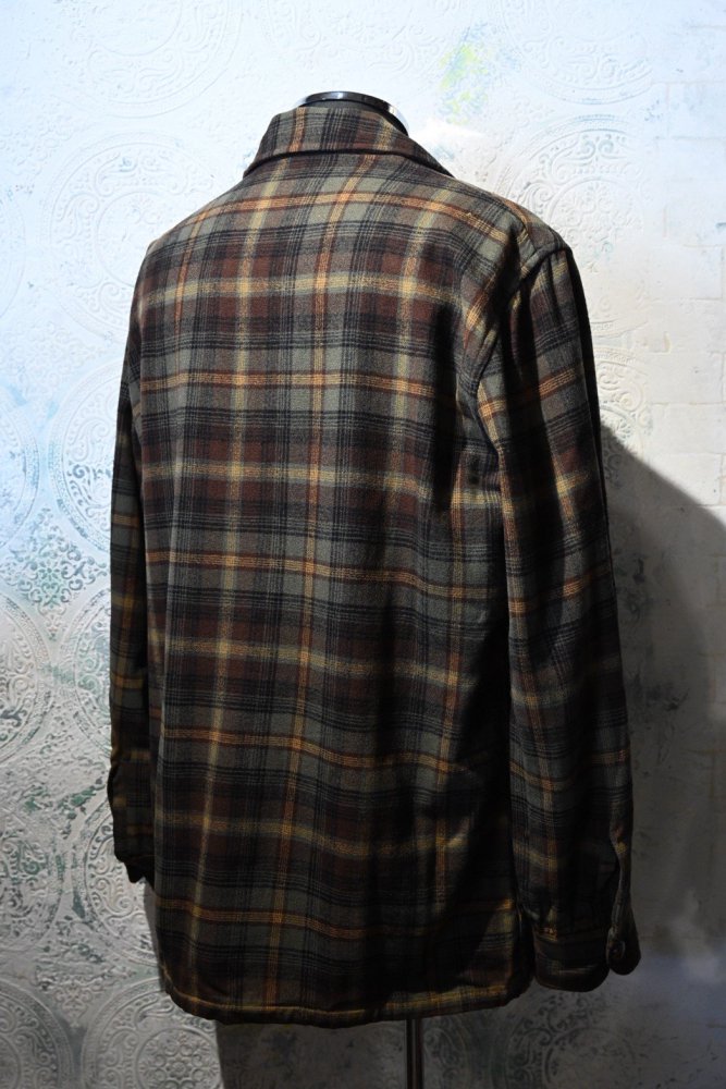 us 1950's~ "Pendleton" wool check jacket