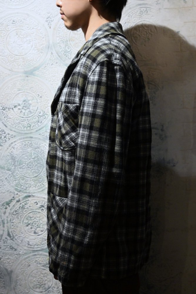 us 1950's~ "Amana" wool check jacket