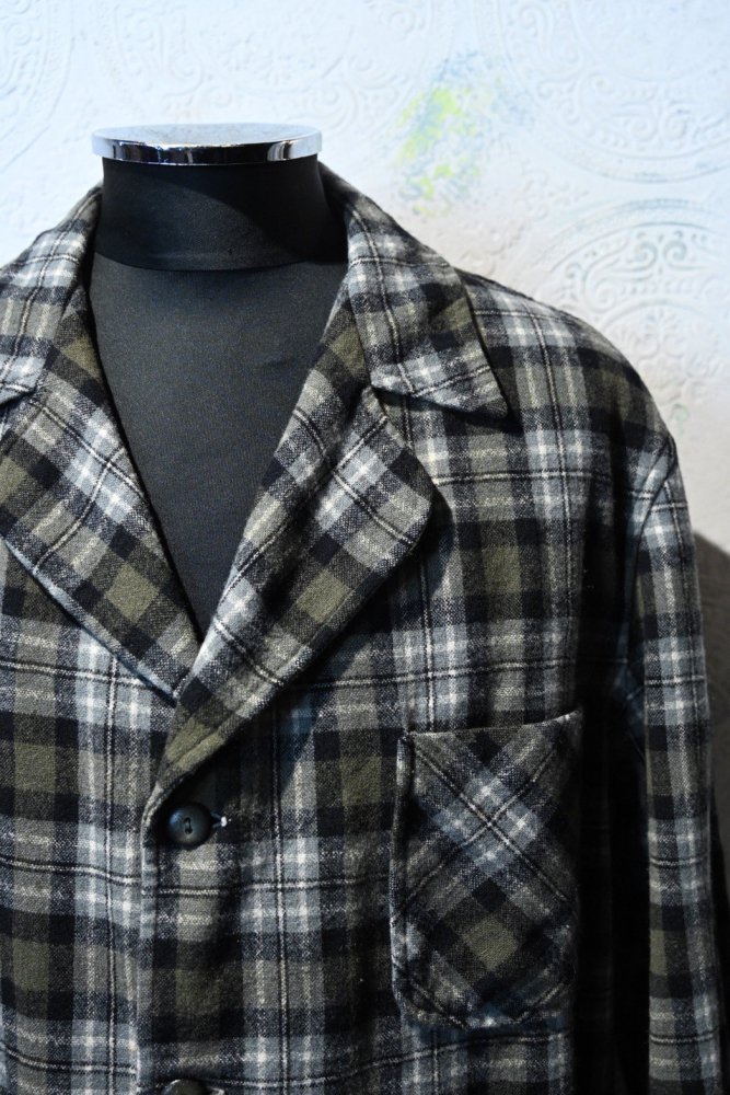 us 1950's~ "Amana" wool check jacket