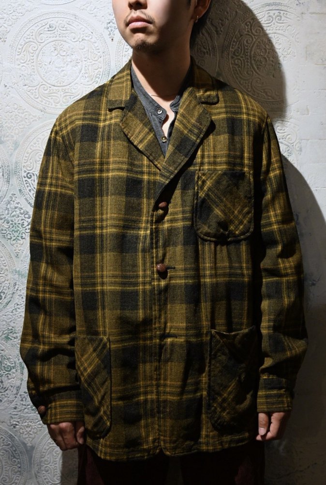 us 1960's "Pendleton" wool check jacket