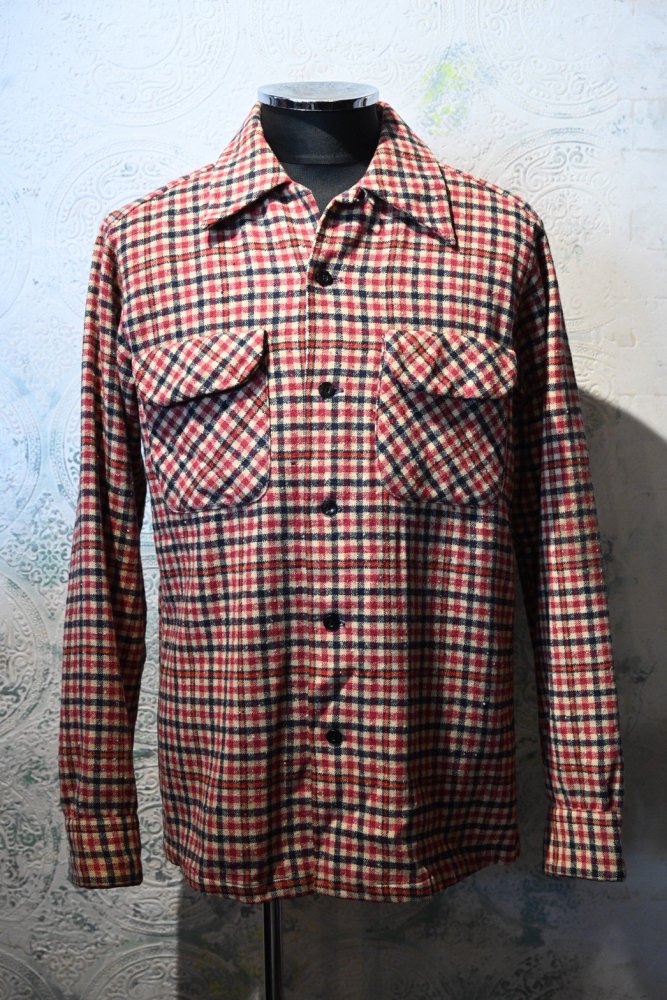 us 1970's "Pendleton" wool check shirt