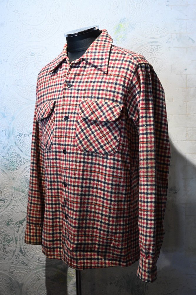 us 1970's "Pendleton" wool check shirt