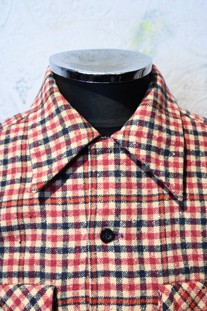 us 1970's "Pendleton" wool check shirt