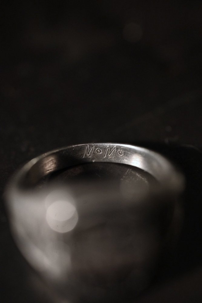 us 1950's silver college ring