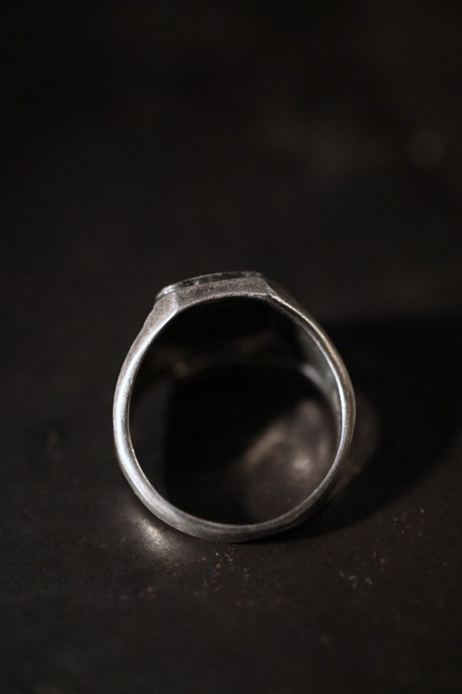 us 1950's silver college ring