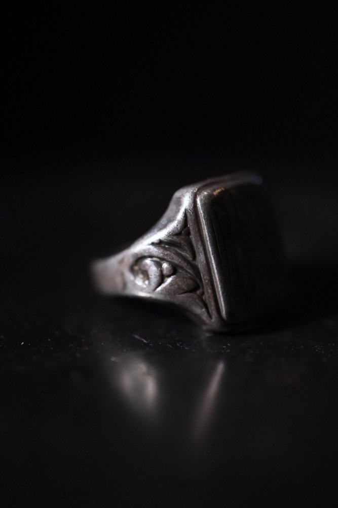 ~1940's silver 835 signet ring