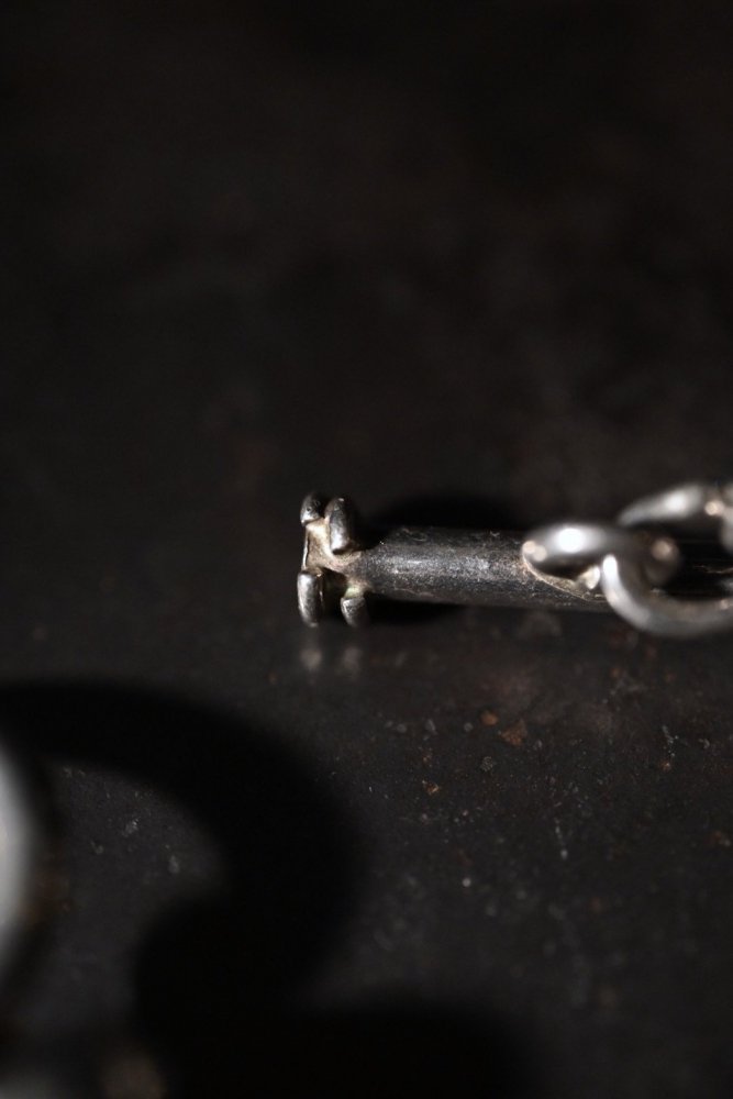 Vintage heavy silver chain bracelet