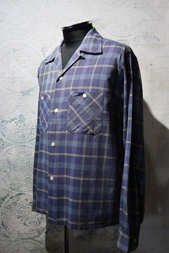 us 1950's cotton check shirt