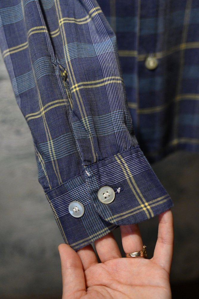 us 1950's cotton check shirt