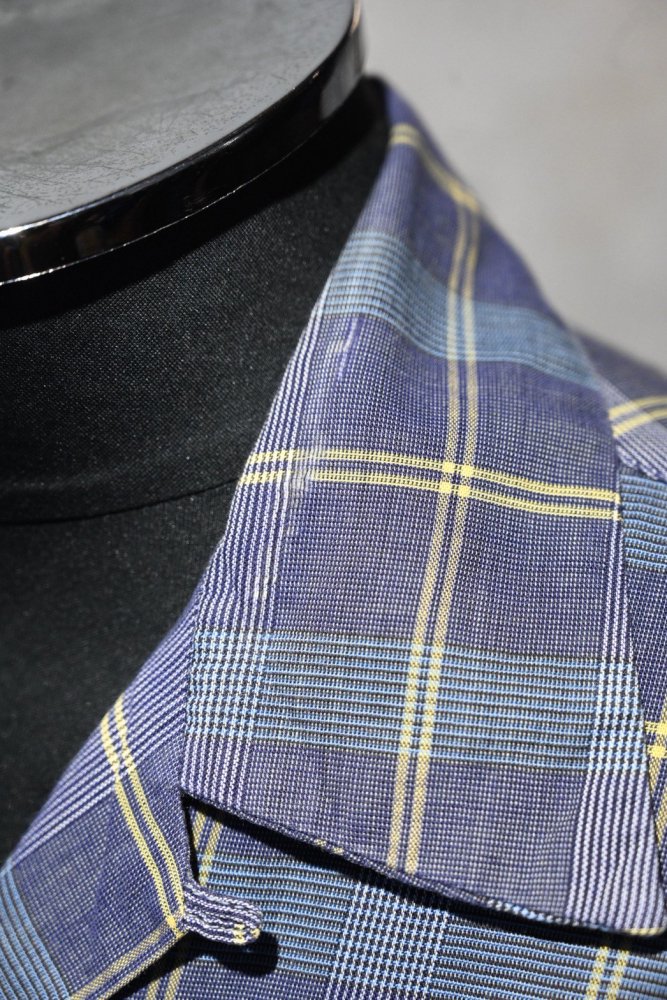 us 1950's cotton check shirt