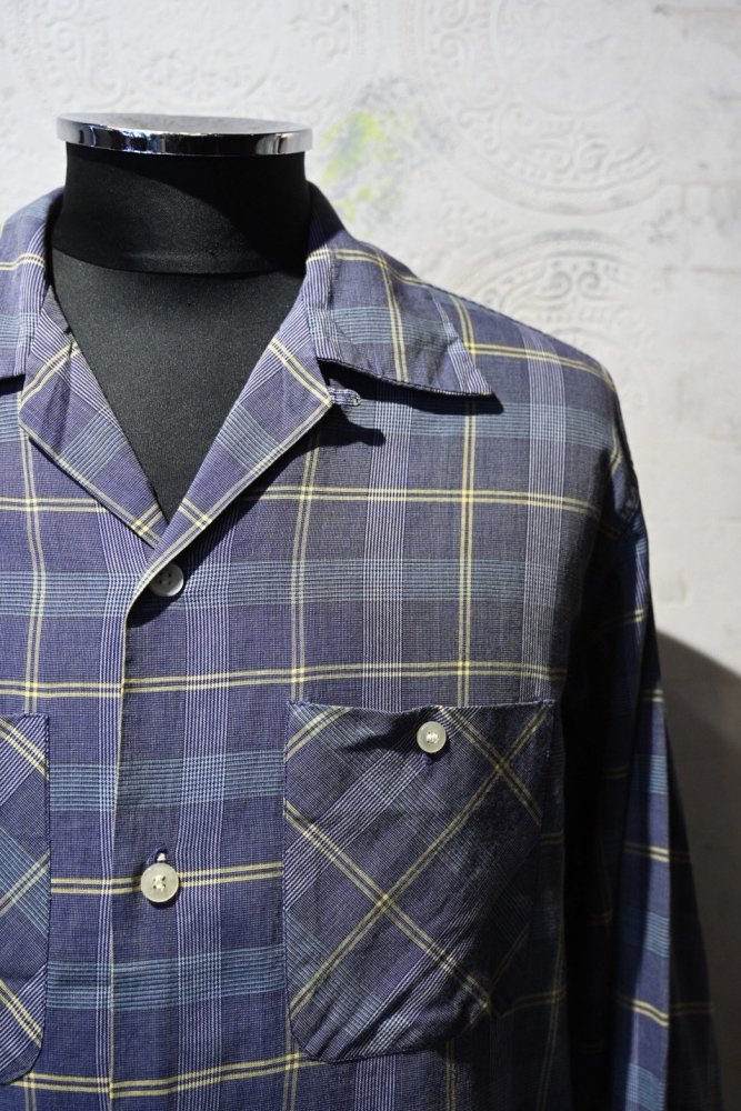 us 1950's cotton check shirt