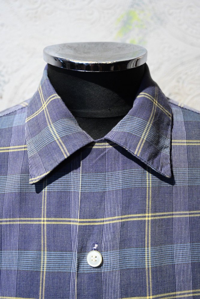 us 1950's cotton check shirt